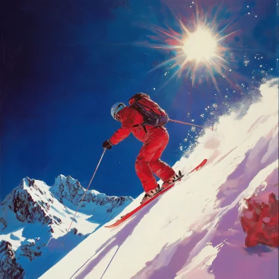 Skiing at the Summit