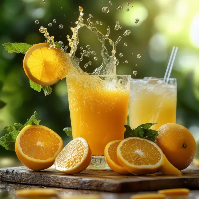 Refreshing Citrus Beverages
