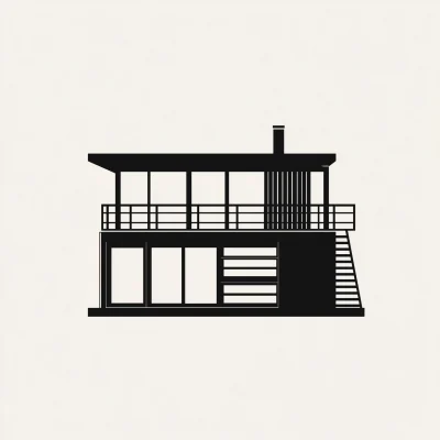 Sea Container House Icon