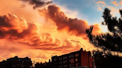 Mammatus Clouds over Brooklyn