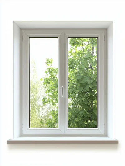 Modern Window on White Background