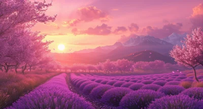 Lavender Sunrise