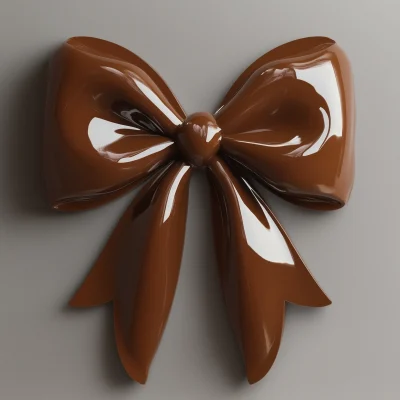 Chocolate Sauce Bow