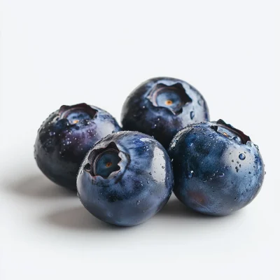 Isolated Blue Berries