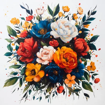 Vibrant Floral Composition