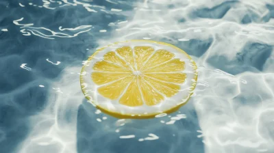 Floating Lemon Slice