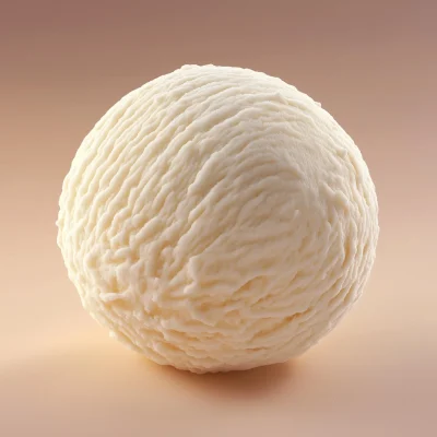 Vanilla Ice Cream Ball