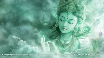 Green Tara in Serenity