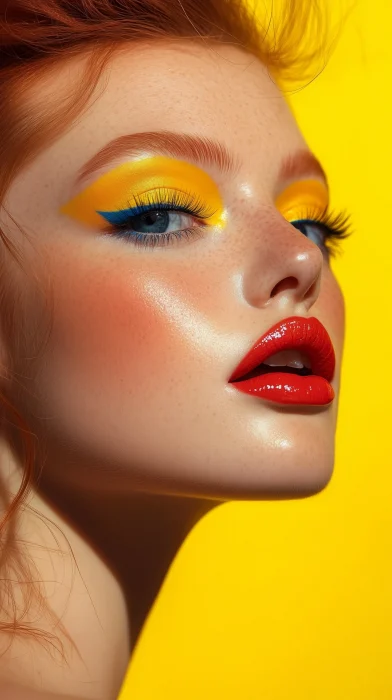 Vibrant Makeup Portrait