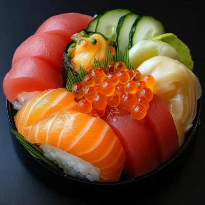 Delicious Sushi Platter