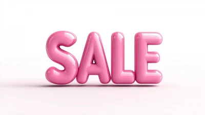 3D SALE Text