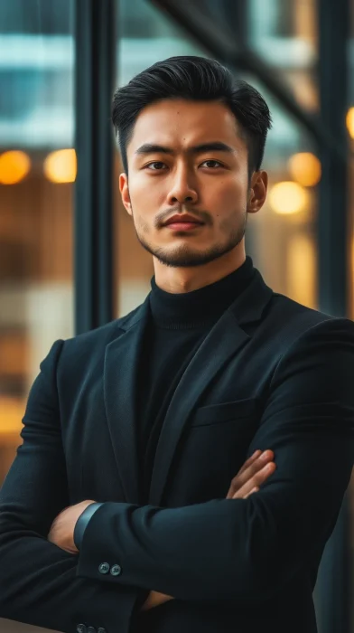 Young Asian Businessman Portrait