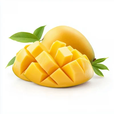 Sliced Mango Illustration