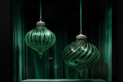 Elegant Glass Ornaments