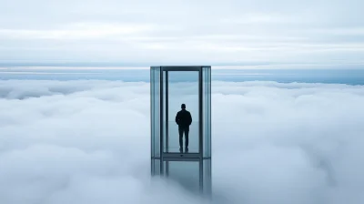 Ascent Through the Clouds