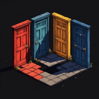 Isometric Doors