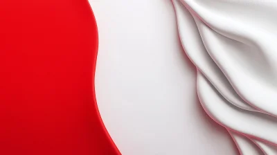 Red and White Background