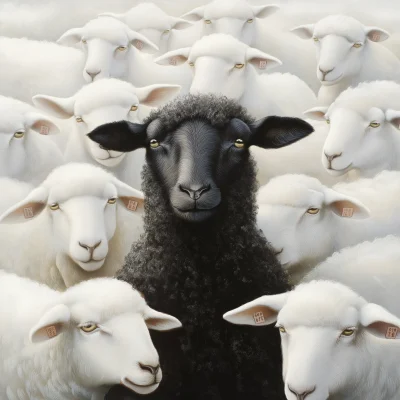 Black Sheep Among White Sheep