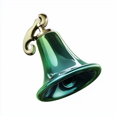 Elegant Green Handbell