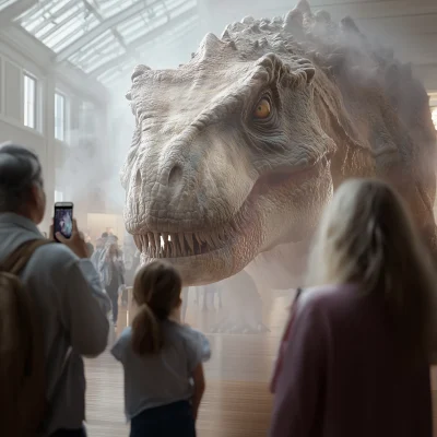 Dinosaur Exhibit Augmented Reality