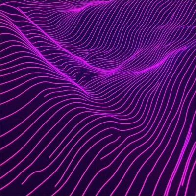 Neon Purple Abstract