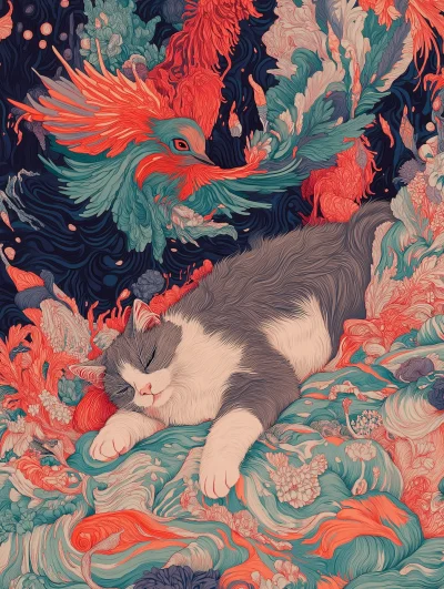 Dreaming Cat