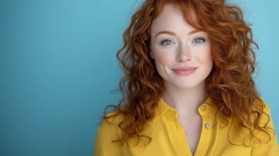 Smiling Redhead Portrait