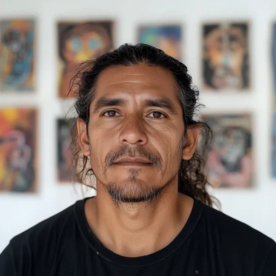 Indigenous Artist Portrait