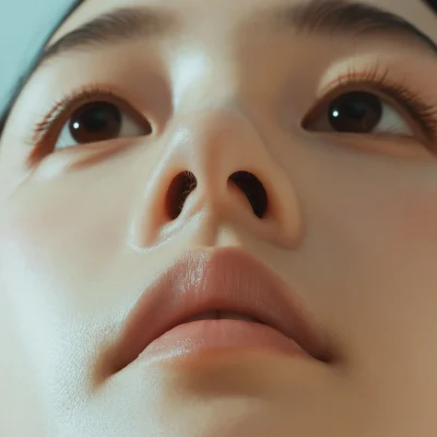 Close-up of a Woman’s Nose