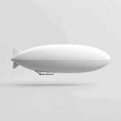 Minimalistic Zeppelin Balloon