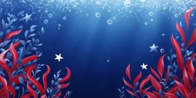 Patriotic Fish Tank Background