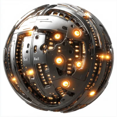 Futuristic Metal Ball