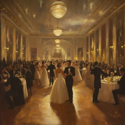 Elegant Ballroom Dance