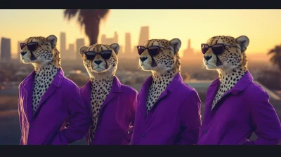 Cheetahs in Fashion