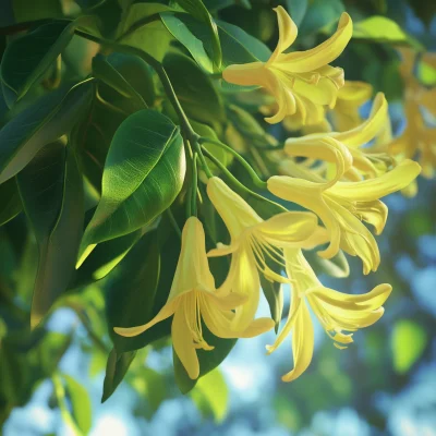 Closeup of Ylang Ylang Tree