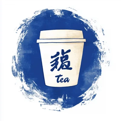 Modern Milk Tea Shop Logo