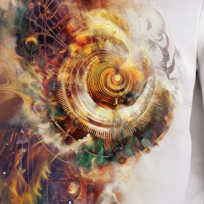 Sacred Time Wave T-Shirt Design