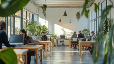 Modern Coworking Space Interior