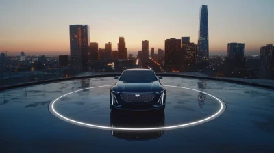 Cadillac on Rooftop