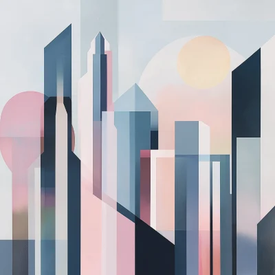 Abstract City Skyline