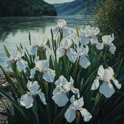 Field of Flag Irises