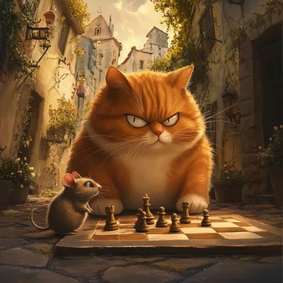 Cat and Mouse Chess Game