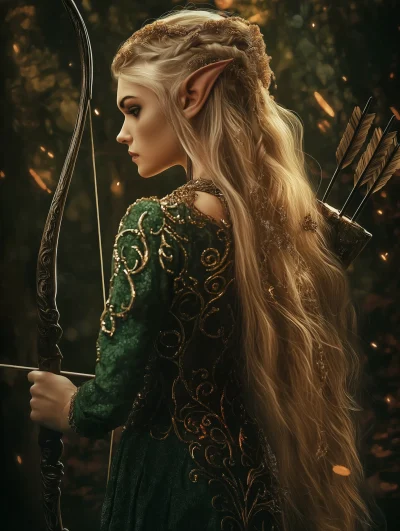 Elegant Elven Archer