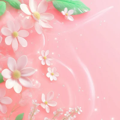 Soft Pastel Floral Background