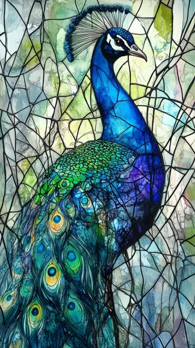 Vibrant Peacock