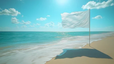 Serene Beach Flag