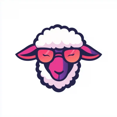 Sheep Mascot Logo