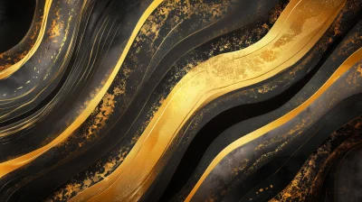 Luxury Gold Wave Background