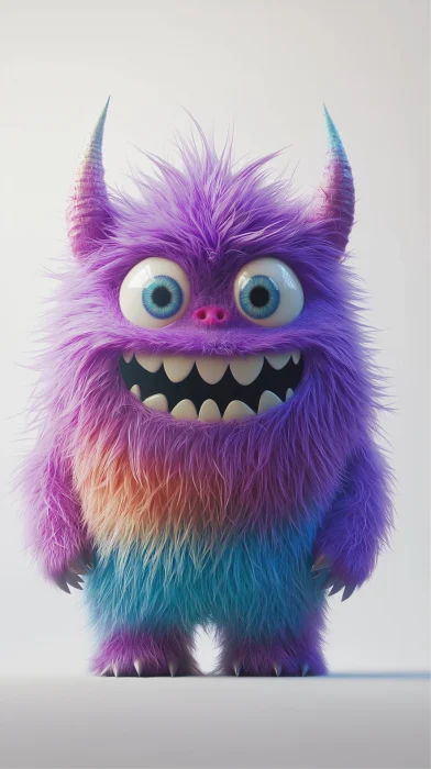 Cute Monster 3D Render