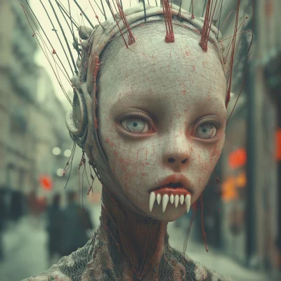 Surreal Humanoid Woman